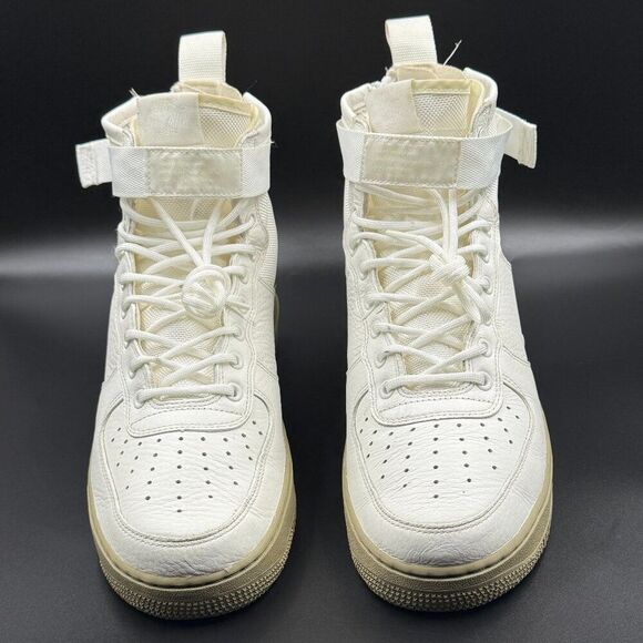 Nike SF Air Force 1 Mid 'Olive Ivory' - Picture 2 of 11